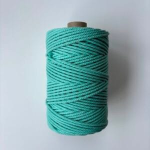 Pearl Aqua 3mm Twisted