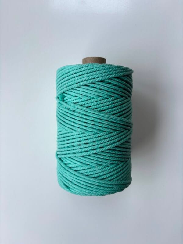 Pearl Aqua 3mm Twisted