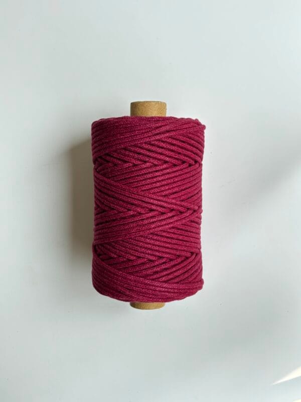 Wine 4mm Braided