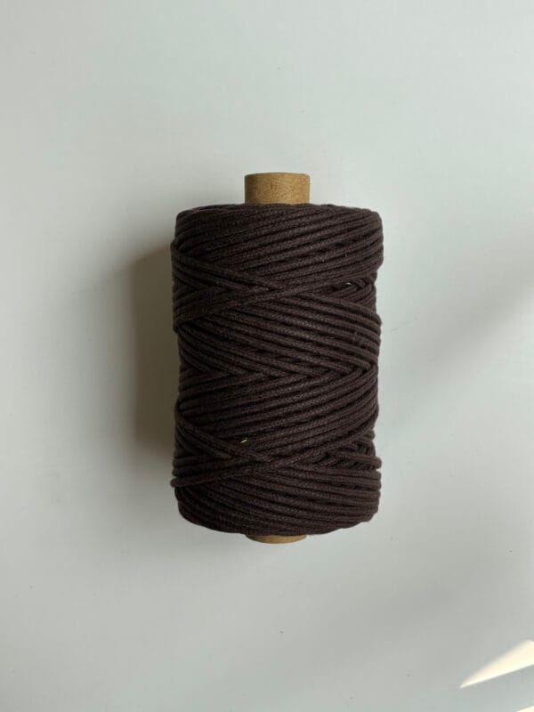 Dark Chocolate 4mm Braided