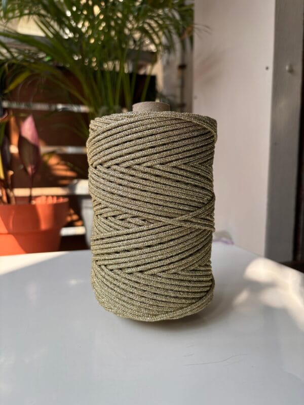 Golden zari 3mm braided