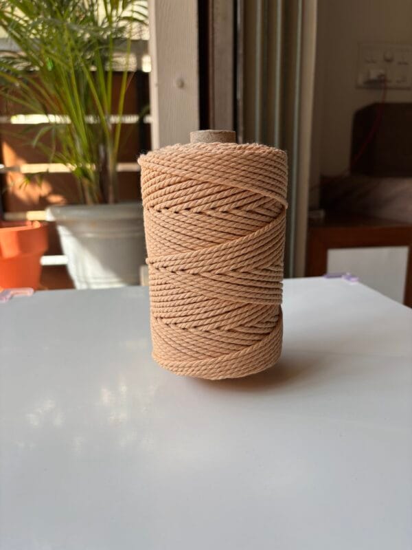 Burly Wood 3mm Twisted