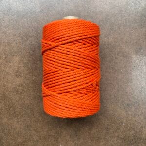 Orange 4mm Twisted