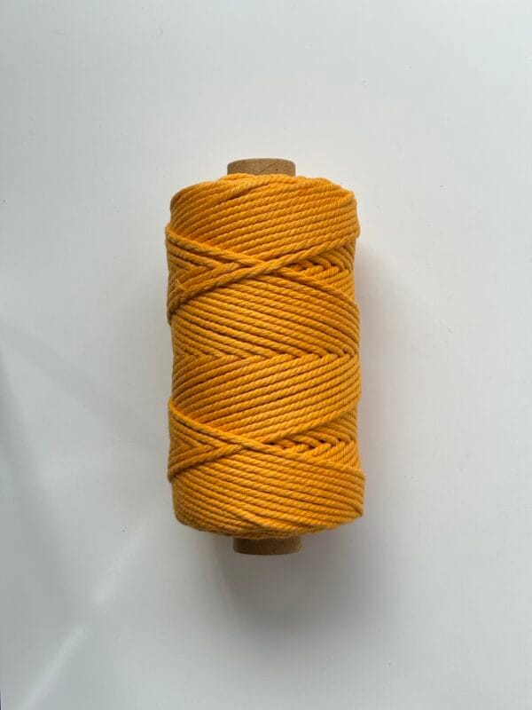 Mango Yellow 4mm Twisted