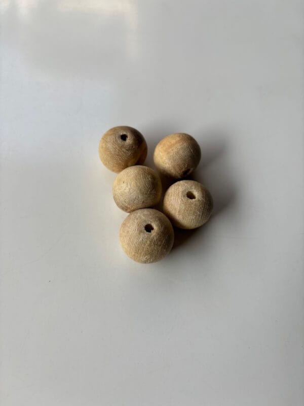Wooden Beads 25mm - Pack of 10 beads