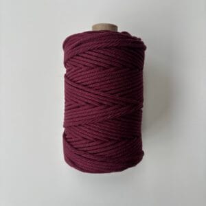 Wine 4mm Twisted