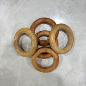 Wooden Rings 50mm - Pack of 5 rings