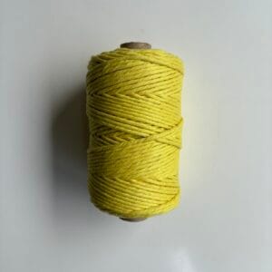 Lemon Yellow 3mm Single Ply