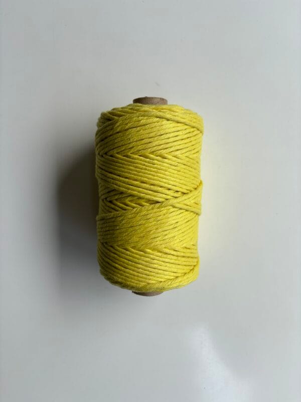 Lemon Yellow 3mm Single Ply