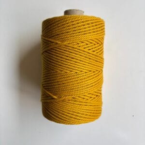 Mustard 2mm Twisted