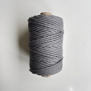 Dark Grey 4mm Twisted