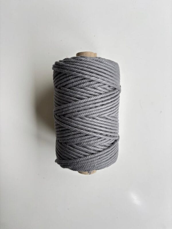 Dark Grey 4mm Twisted