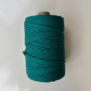 Dark cyan 4mm Twisted