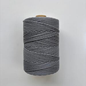 Medium Grey 2mm Twisted